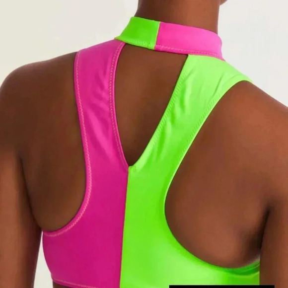 NEW LOVESHACKFANCY X HURLEY COLLABORATION Pink Bikini Top - Small - Picture 5 of 5